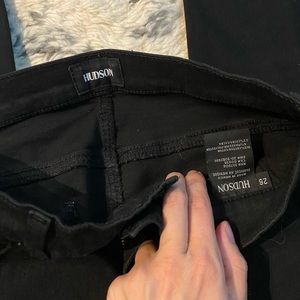 Hudson black denim jeans